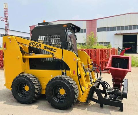 Cargadores hidráulicos compactos de dirección de deslizamiento 350 kg 500 kg 850 kg 1050 kg con enganche rápido opcional