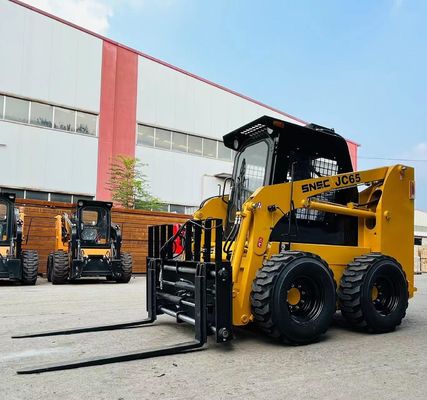 Cargadores hidráulicos compactos de dirección de deslizamiento 350 kg 500 kg 850 kg 1050 kg con enganche rápido opcional