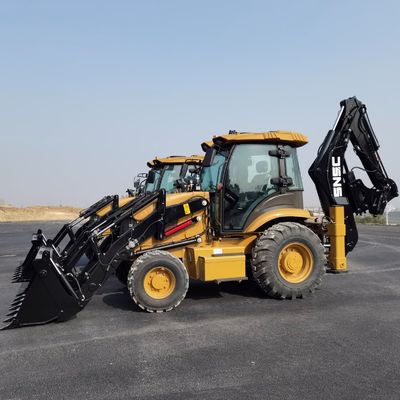 Snsc Whosale 388 Loader 4X4 Backhoe Loader مع المادة Q235A للشحن الأمامي