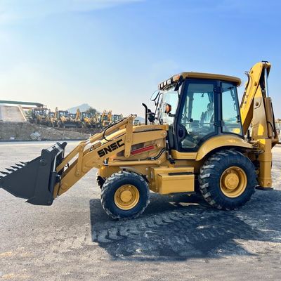 Snsc Whosale 388 Loader 4X4 Backhoe Loader مع المادة Q235A للشحن الأمامي