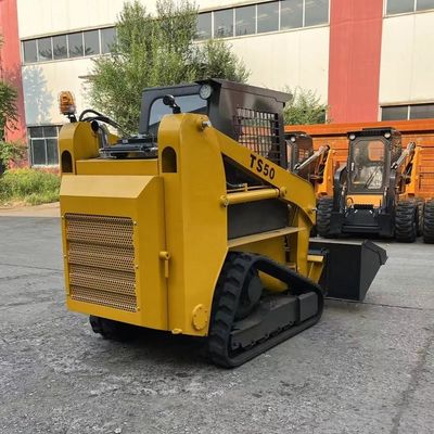 AC Opcional 60HP 75HP 100HP Mini Cargador de Skidsteer con descarga frontal aprobada por la EPA