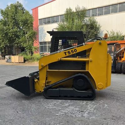 AC Opcional 60HP 75HP 100HP Mini Cargador de Skidsteer con descarga frontal aprobada por la EPA