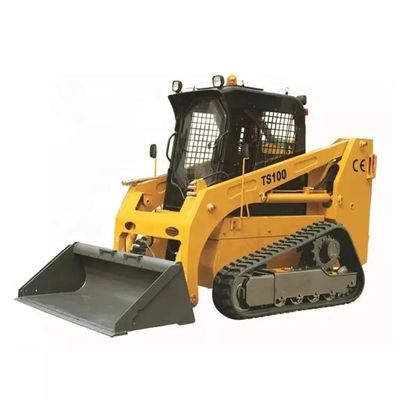 Chargeur de décharge avant et de déchargement de roulement à skid steer avec un seau de 0,4 cubic