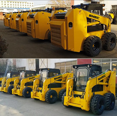 Mini cargador de trayectoria con dirección deslizante con carga nominal de 1t Euro 5 CE EPA 500kg 800kg 1050kg