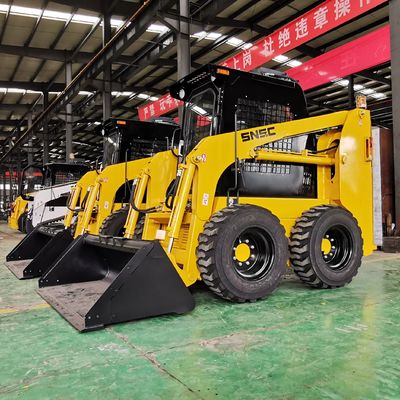 Mini cargador de trayectoria con dirección deslizante con carga nominal de 1t Euro 5 CE EPA 500kg 800kg 1050kg
