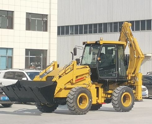 Hidrolik-mekanik vitesi Teleskoplu yükleme makineleri 388 Ön uç yükleyici Backhoe yükleyici