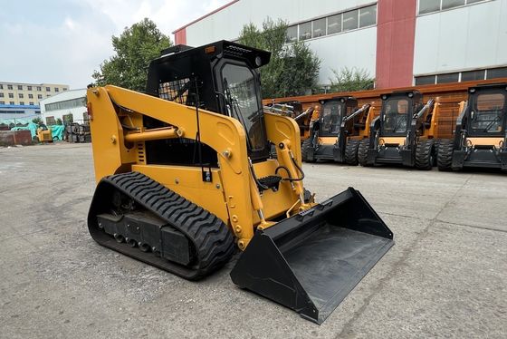 Ts125 Mini Crawler Skid Steer Loader avec accrochage rapide en option et mode marche sur roues