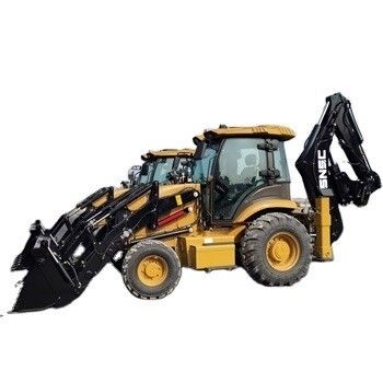 7*24 Saat Hizmet Snsc 388 Backhoe Wheel Loader ile Front End Loader ve Backhoe Loader