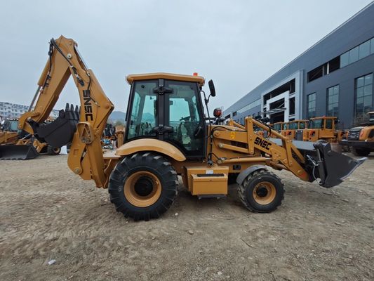Servicio 7*24 Horas 388 Cargador 75kw 4X4 Cargador de retroexcavadora con cargador frontal