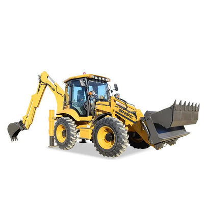 2.5 tonnes Mini chargeur utile remorquable chargeur avant extrémité Backhoe 4X4 joystick Retroexcavadora