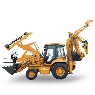 1-3t الحمل الاسمي 4X4 2.5 طن ريتروإكسكفادورا محمول الظهر للمنافسات متعددة الاستخدامات