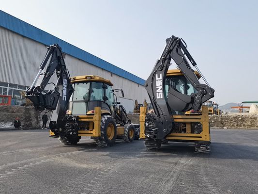 Özelleştirme Toprak Hareket Makineleri Retroescavadeira Tekerlek Ön yükleyici ve Backhoe