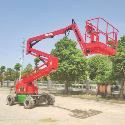Katı lastikli eklemli yay kaldırma 14m 18m 20m ağır kullanım için