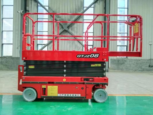 AC Motor ve OEM Servisi Elektrikli Makaslı Asansör 500lb 705lb 1200lb Havadan Çalışma Platformları