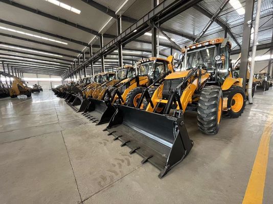 Mini traktör backhoe yükleyicisi 4x4 Retroexcavadora Hidrolik şanzıman