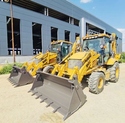 Carga y descarga rotativa de 2,5 toneladas de retroexcavadora de carga rápida con maquinas retroexcavadoras