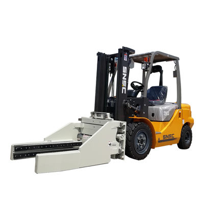 3.5 tonnes de chariot élévateur à fourche diesel avec pince à bloc Transmission automatique personnalisée
