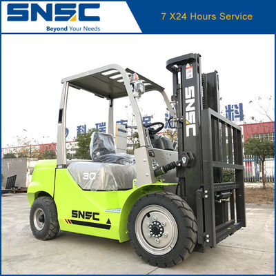 3 tonluk Dizel Yan Değiştirme Forklift, yük merkezi 500 mm ve Duplex/Tam Özgür Asansör Mast