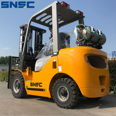FL25 Benzin LPG Çift Yakıtlı 2,5 Tonluk Çeşitli Malzeme Taşımacılığı Forklift