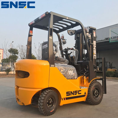 Ağır Forklift 1,5 Ton benzinli LPG çift yakıtlı kamyon üçgen geniş arka görüş aynası ile