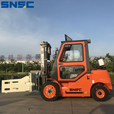 Hafif 3,5 tonluk benzinli çatal taşıyıcılar 1070*125*45 mm çatal boyutu ve tüm LED ışığı ile