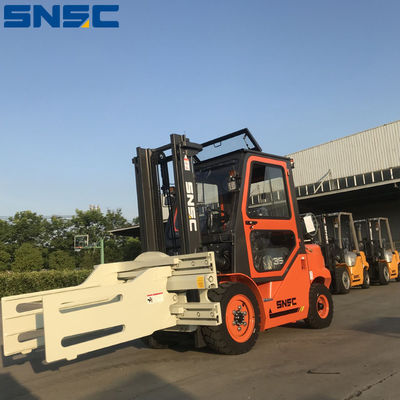 Hafif 3,5 tonluk benzinli çatal taşıyıcılar 1070*125*45 mm çatal boyutu ve tüm LED ışığı ile