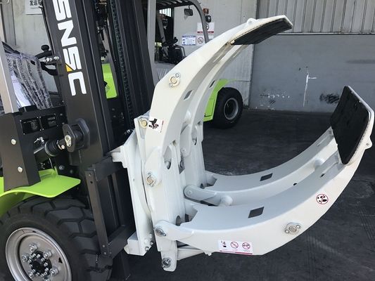 2825X1230X2170mm Dizel Motorlu Ağır Yükler İçin Kağıt Rulo Klemesi Forklift