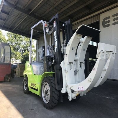 2825X1230X2170mm Dizel Motorlu Ağır Yükler İçin Kağıt Rulo Klemesi Forklift