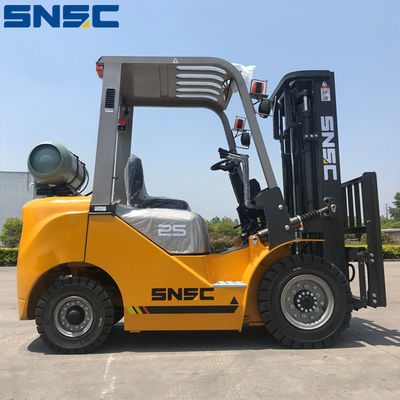 Ağır Forklift 2.5 ton 5000 pound Lp Gaz Forklift Nissan Motoru ile LPG Petrol Forklift