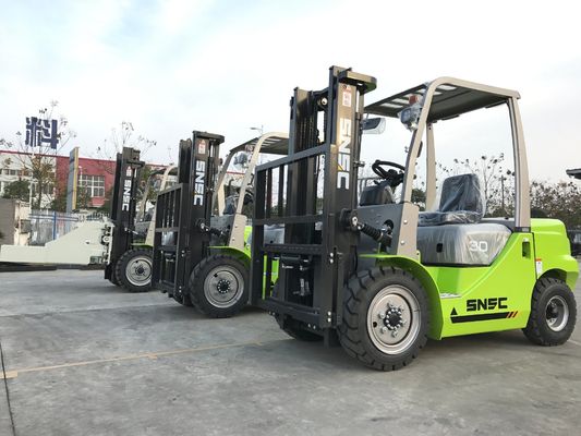 1T - 5T Otomatik şanzıman ve blok kilidi takılı olan dizel tuğlalı çatal kaldırıcı