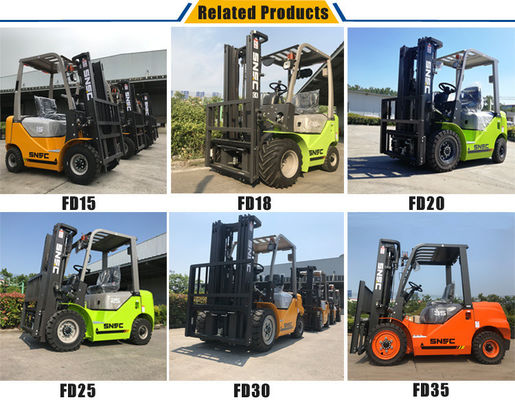 3 Ton Propan Forklift LP Gaz Motoru ve 2825x1230x2017mm Özellikleri