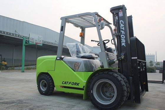 Çift Ön Lastik Dizel 4 Tonluk 500 mm'lik Yük Merkezi ve Yüksek Yük Kapasitesi