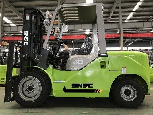 Çift Ön Lastik Dizel 4 Tonluk 500 mm'lik Yük Merkezi ve Yüksek Yük Kapasitesi