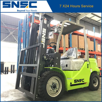 Isuzu Dizel Motoru Forklift 3,5 Ton Sıkı ve Güvenli Depo İşlemleri için