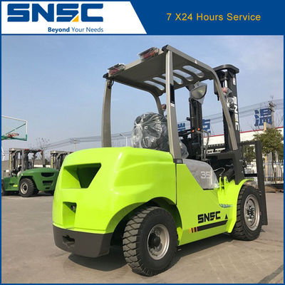 Isuzu Dizel Motoru Forklift 3,5 Ton Sıkı ve Güvenli Depo İşlemleri için