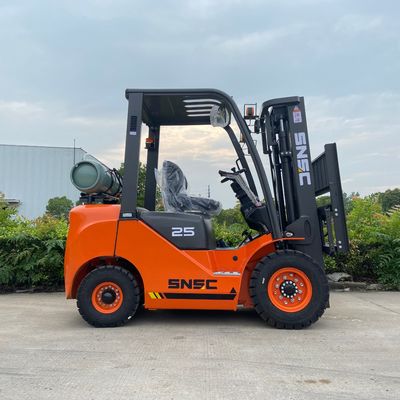 1T 5T Yük kapasitesi Düzenlenebilir kabin konumu 3 tonluk benzinli Lpg ile çalışan çatal kaldırıcı