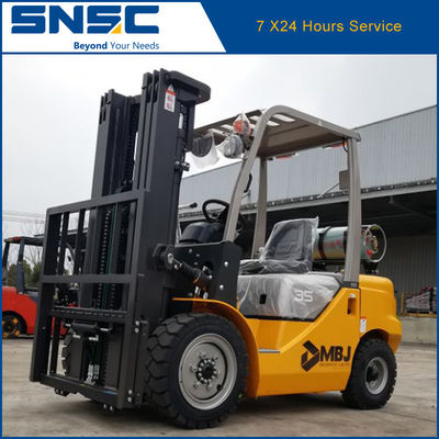500mm Yük Merkezi Forklift Arabayı Asansör 3.5 Ton Fork Lifter özelleştirme ile