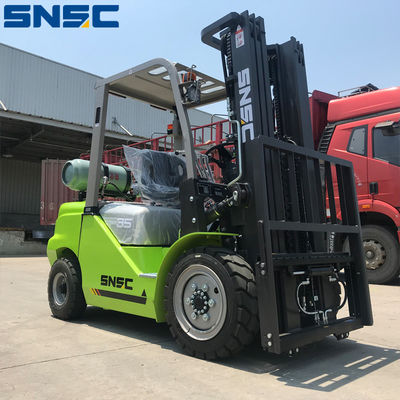 3500 kg Propan Gaz Forklift ile Propan Benzin Güç ve Verimliliğin Mükemmel Kombine