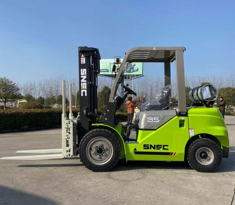 3.5tonnes FL35 Snsc Single Double Forks Chariot élévateur hauteur de levage 3000-5000mm pour des charges lourdes