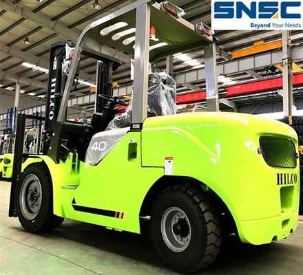 500 mm Yük Merkezi Isuzu Motor Fd40 dizel motorlu kaldırıcı uyarı ışığı konfigürasyonu ile