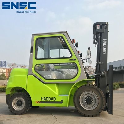5t Dizel Engie Forklift FD50 ile Shifter Fork ve Lift Yüksekliği 3000mm ila 7000mm arasında değişir
