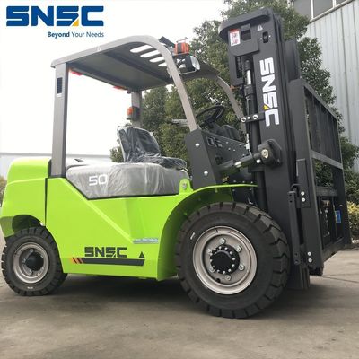 Dizel Yakıt Snsc Fd50 Otomatik Elektrikli Hidrolik Transmisyon Sistemi ile 5 Tonluk Çatal Taşıyıcılar
