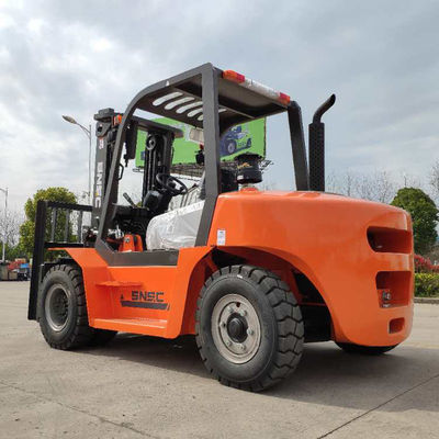 A/C ve ısıtıcı olan dizel çatal kaldırma aracı 7 tonluk Fd70 çatal kaldırma aracı