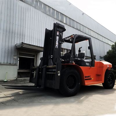 Camioneta elevadora diésel de 15 toneladas Fd100 con protección a prueba de lluvia y motor diésel duradero