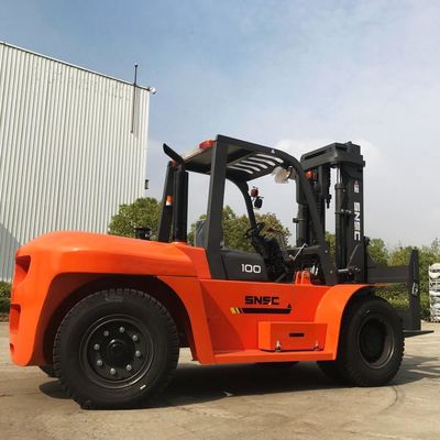 Camioneta elevadora diésel de 15 toneladas Fd100 con protección a prueba de lluvia y motor diésel duradero