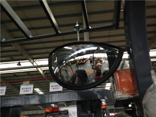 Otomatik şanzıman 1.6 tonluk üç tekerlekli elektrikli çatal taşıyıcı lüks süspansiyon koltuğu ile
