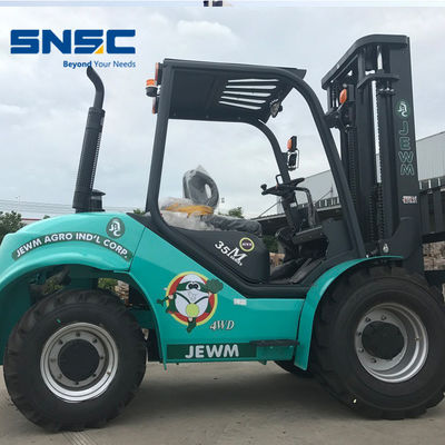 3.5ton 4X2 4WD carretilla elevadora de terreno áspero / camión elevador de terreno áspero