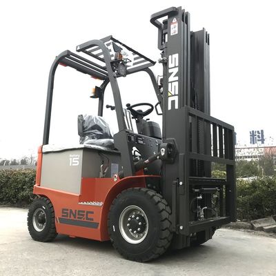 Mini 1.5 tonluk konteyner elektrikli çatal kaldırıcı özelleştirme ve otomatik şanzıman isteği