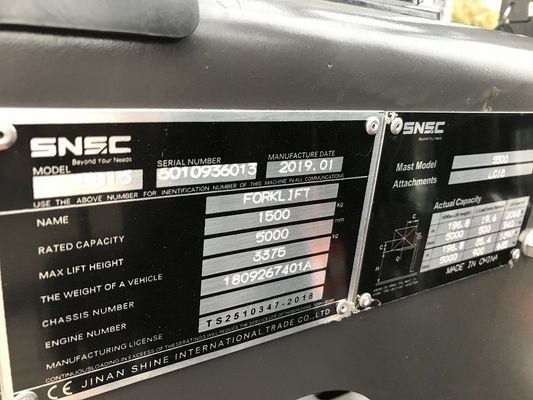 Mini 1.5 tonluk konteyner elektrikli çatal kaldırıcı özelleştirme ve otomatik şanzıman isteği
