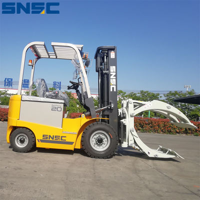Lüks asılı koltuk 2000kg 48V Pil ile çalışan Fb20 Elektrikli Fork Lifter